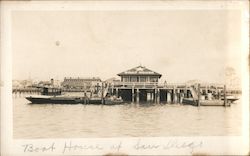 Boat House Postcard