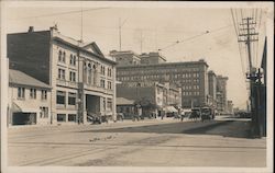 D Street Looking East from Second Postcard