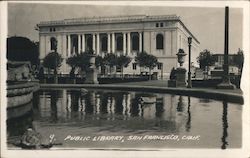 Public Library Postcard