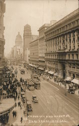 Emporium and Market St. San Francisco, CA Postcard Postcard Postcard