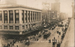 Looking Along Market Street San Francisco, CA Postcard Postcard Postcard