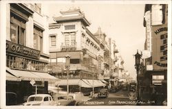 Street Scene, Chinatown Postcard