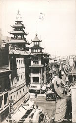 Street Scene, Chinatown Postcard