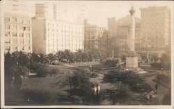 Union Square San Francisco, CA Postcard Postcard Postcard