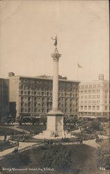 Dewey Monument, Union Square Postcard