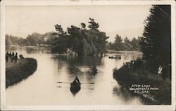 Stow Lake, Golden Gate Park Postcard