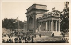 Band Stand, People, Golden Gate Park Postcard