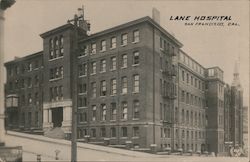 View of Lane Hospital San Francisco, CA Postcard Postcard Postcard