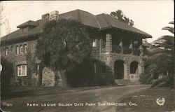 Park Lodge, Golden Gate Park Postcard