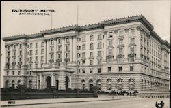 Fairmont Hotel San Francisco, CA Postcard Postcard Postcard