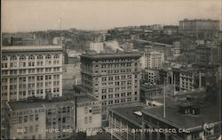 Hotel and Shopping District San Francisco, CA Postcard Postcard Postcard