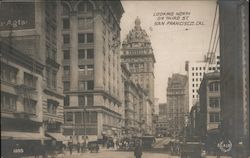 Looking North on Third St. San Francisco, CA Postcard Postcard Postcard