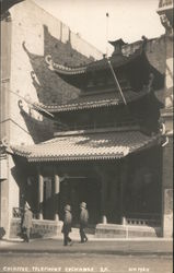 Chinese Telephone Exchange Postcard