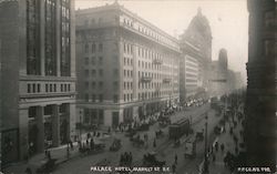 Palace Hotel, Market St. San Francisco, CA Postcard Postcard Postcard