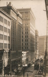 Post Street Near Market Postcard