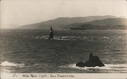 Mile Rock Light Postcard