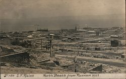 Ruins North Beach from Russian Hill San Francisco, CA Postcard Postcard Postcard