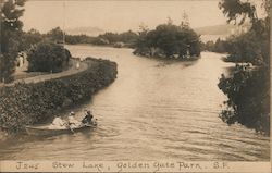 Stow Lake, Golden Gate Park Postcard