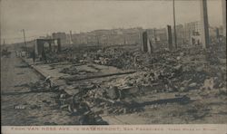 From Van Ness Ave. to Waterfront, Three Miles of Ruins San Francisco, CA Postcard Postcard Postcard