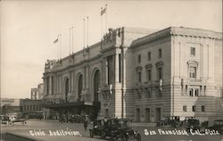 Civic Auditorium San Francisco, CA Postcard Postcard Postcard