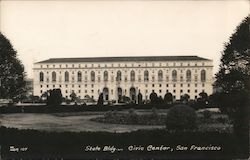 State Building, Civic Center Postcard