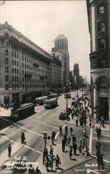 Market Street at Montgomery Postcard