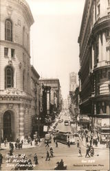 Powell Street at Market San Francisco, CA Postcard Postcard Postcard