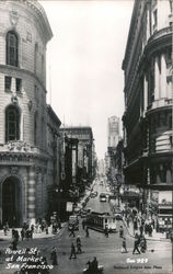 Powell Street at Market San Francisco, CA Postcard Postcard Postcard