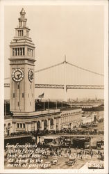 Stately Ferry Building That Must Bow Its Head to the March of Progress San Francisco, CA Postcard Postcard Postcard