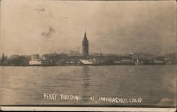 Looking Toward Ferry Building Postcard