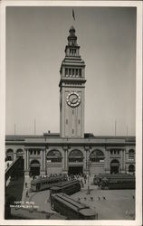 Ferry Building, Streetcars San Francisco, CA Postcard Postcard Postcard