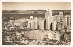 Treasure Island (1939 World Fair) Financial District Postcard