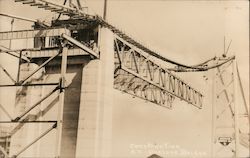 Construction Oakland Bridge Postcard