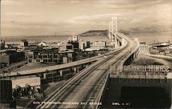 San Francisco-Oakland Bay Bridge California Postcard Postcard Postcard