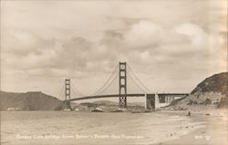 Golden Gate Bridge from Baker's Beach San Francisco, CA Postcard Postcard Postcard