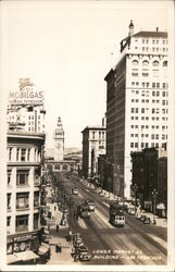 Lower Market Street, Ferry Building Postcard