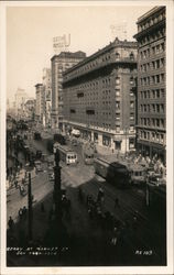 Geary at Market Street Postcard