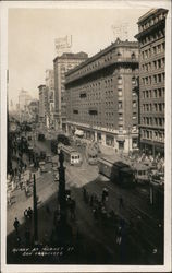 Geary at Market Street Postcard