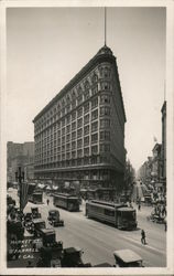 Market Street at O'Farrell Postcard