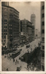 Third and Market Streets S.F. San Francisco, CA Postcard Postcard Postcard