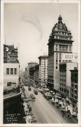 Market Street at Grant San Francisco, CA Postcard Postcard Postcard