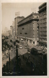 Geary at Market Street Postcard