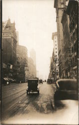 Looking Along Market Street Postcard