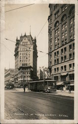 Market St. at Third & Kearney San Francisco, CA Postcard Postcard Postcard