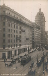 Palace Hotels and Spreckles Building Postcard