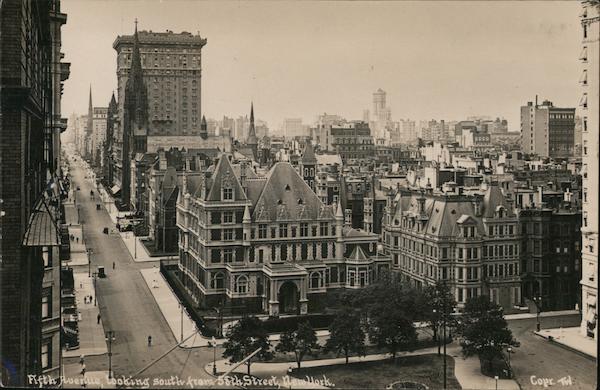 Fifth Avenue, Looking South from 58th Street New York, NY Thaddeus ...