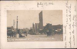 Ruins on Market Street Postcard