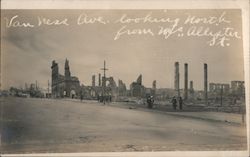 Van Ness Avenue Looking North Postcard