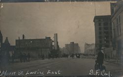 Market Street Looking East San Francisco, CA Postcard Postcard Postcard