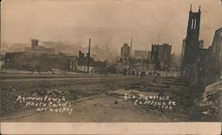 Earthquake Damage San Francisco, CA Borrowelowyh Photo Cadrd Postcard Postcard Postcard